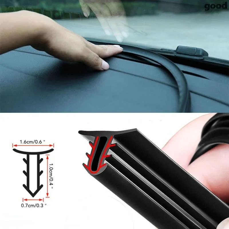 1.6M Car Styling Dashboard Soundproof Seal Strip For Opel Astra H J G Insignia Mokka Corsa D Vectra C Zafira Meriva Infiniti q50