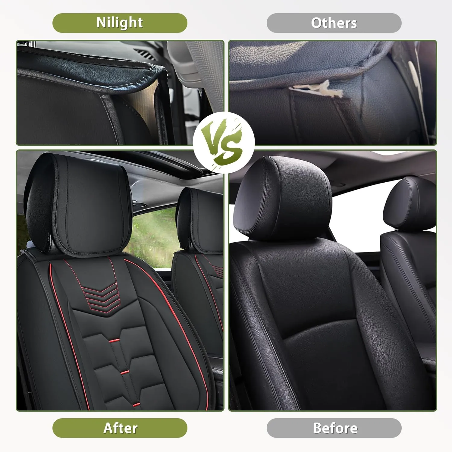2005-2024 Toyota Tacoma Double Cab Extended Cab Crew Cab Seat Covers