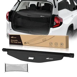 2018- 2024 Chevy Equinox GMC Terrain Retractable Trunk Cargo Cover With Trunk Storage Net