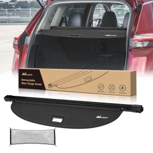 2021-2025 Nissan Rogue Retractable Trunk Cargo Cover With Trunk Storage Net