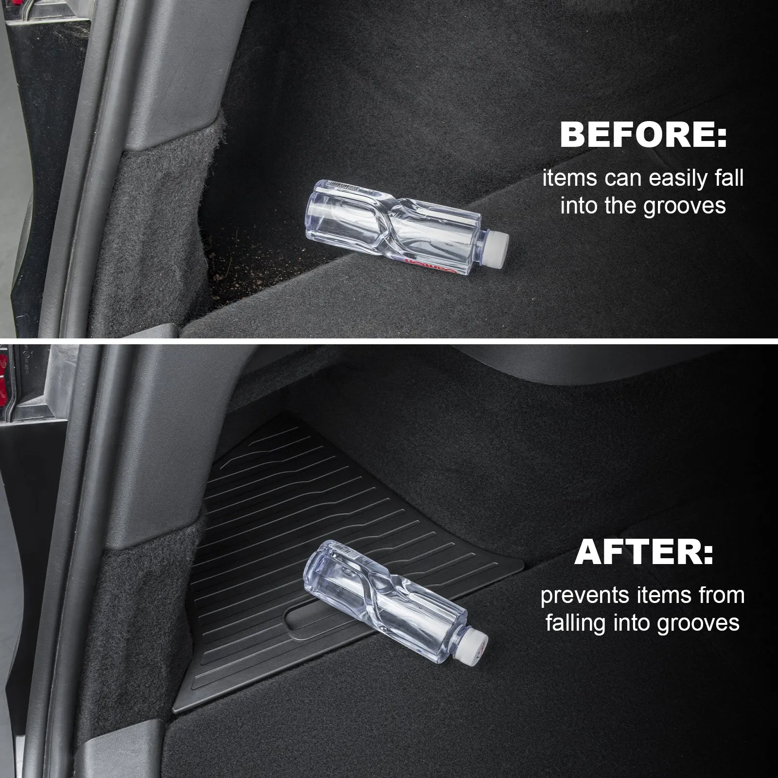 2PCS Rear Trunk Organizer Storage Boxes with Lids for 2021-2024 Tesla Model Y Accessories