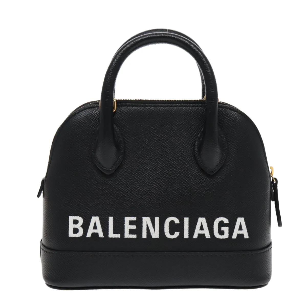 Balenciaga Ville Black Leather Handbag (Pre-Owned)