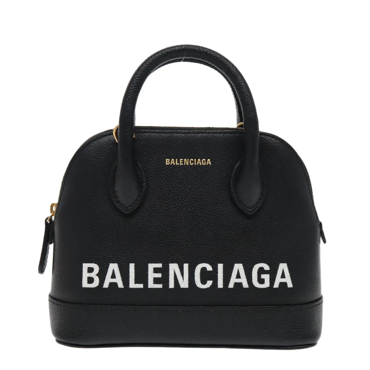 Balenciaga Ville Black Leather Handbag (Pre-Owned)
