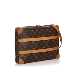 Brown Louis Vuitton Monogram Soft Trunk Messenger