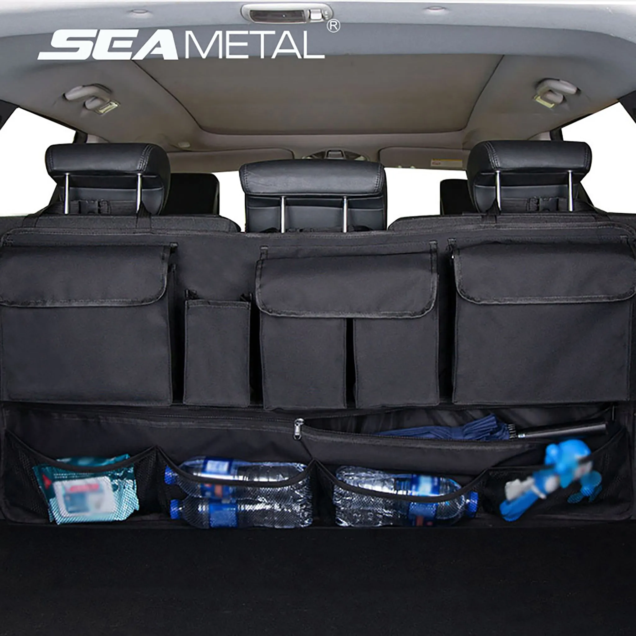Car Storage Travel Bag Oxford Cloth Large Capacity Trunk Organizer Storage Box