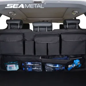 Car Storage Travel Bag Oxford Cloth Large Capacity Trunk Organizer Storage Box