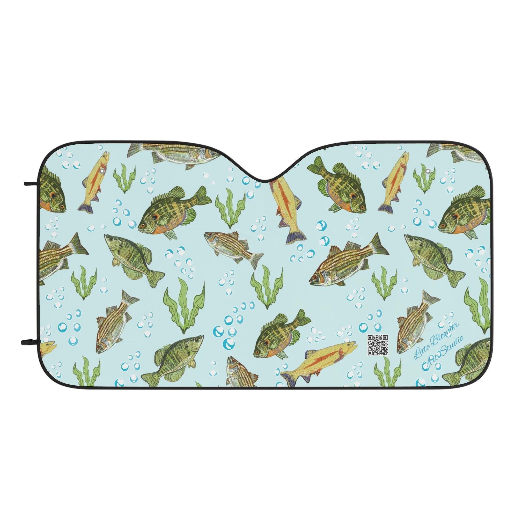 Car Windshield Sunshade - Fresh Water Fishes