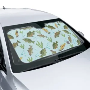 Car Windshield Sunshade - Fresh Water Fishes