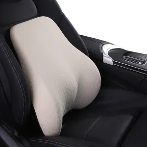 Color: Apricot, style: Waist - Ergonomic Design Car Headrest