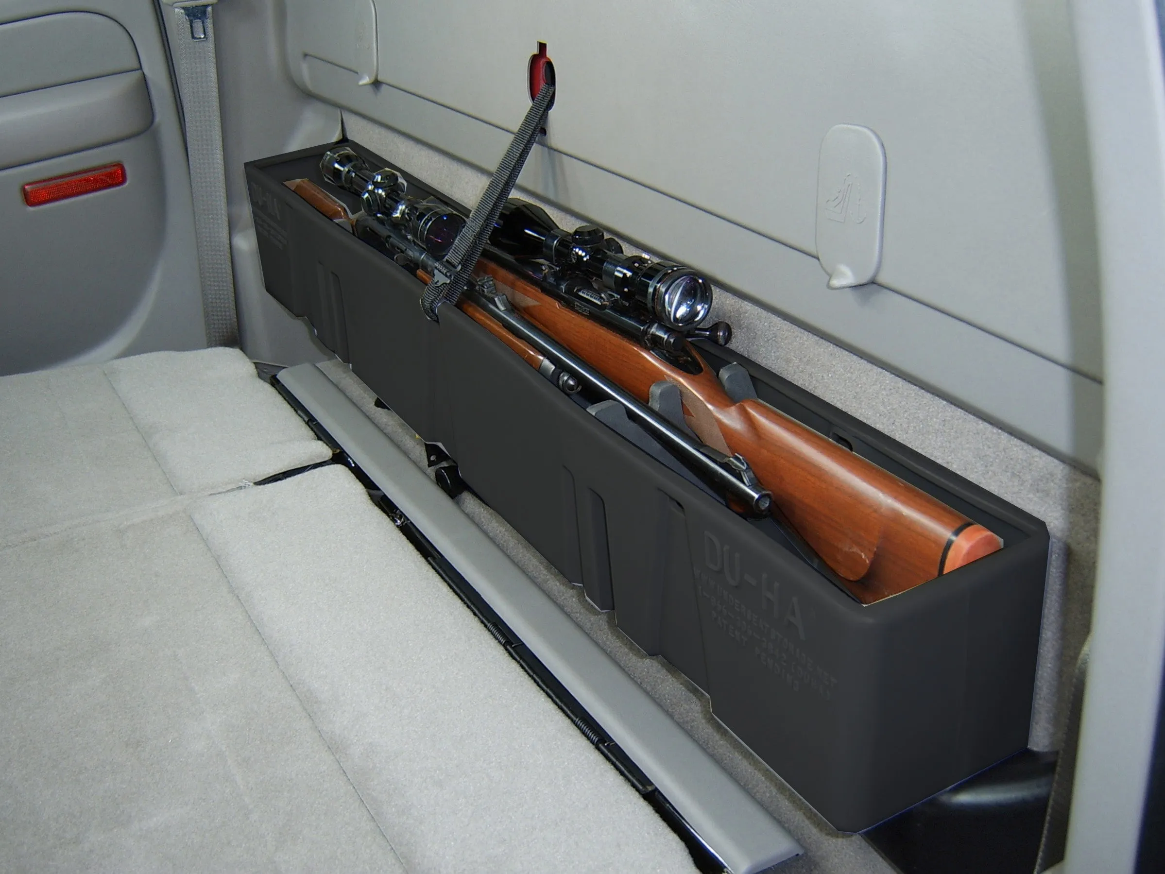 DU-HA 10023 DU-HA® Behind The Seat Storage; Incl. Gun Rack/Organizer; Black;