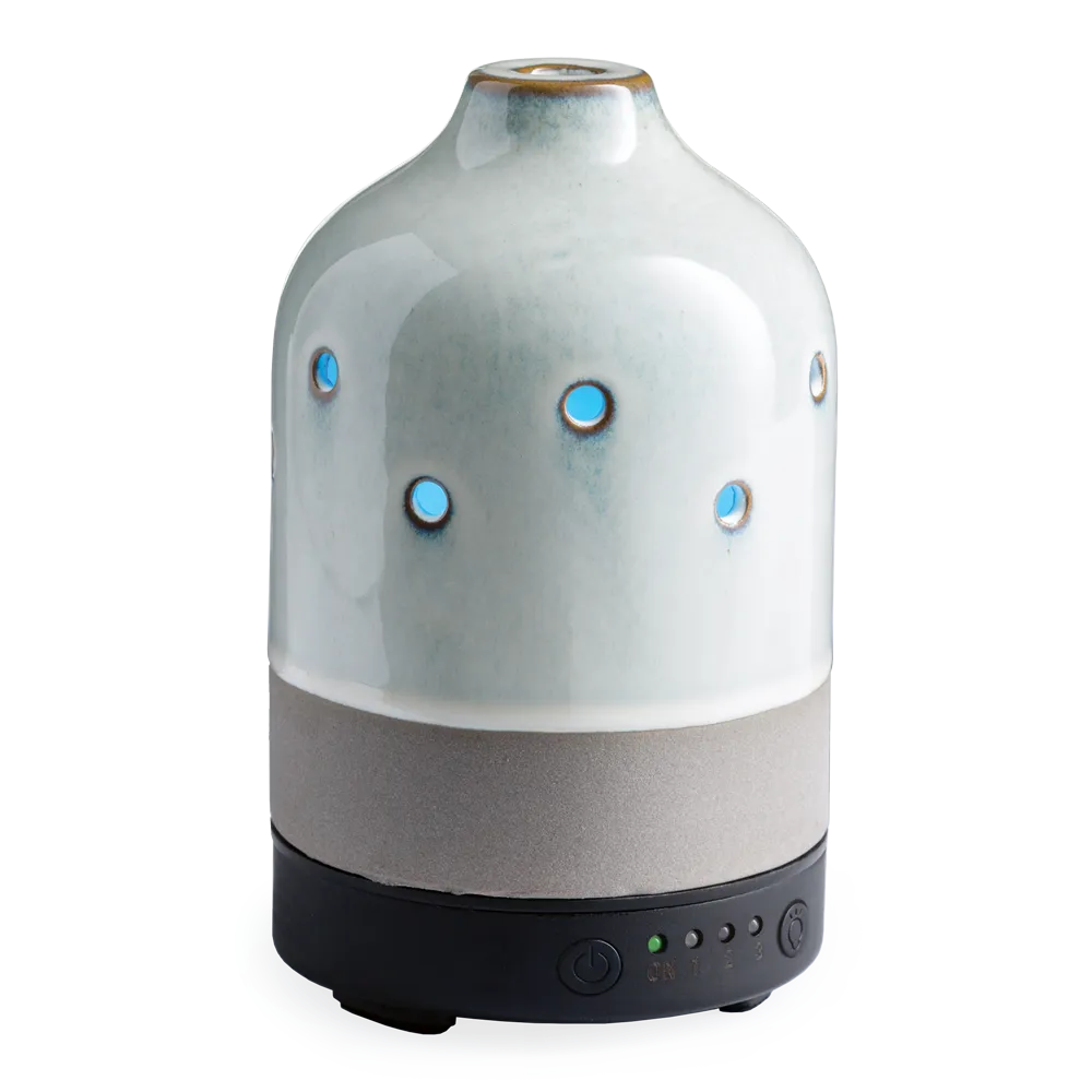 Glazed Concrete Lighted Oil Diffuser