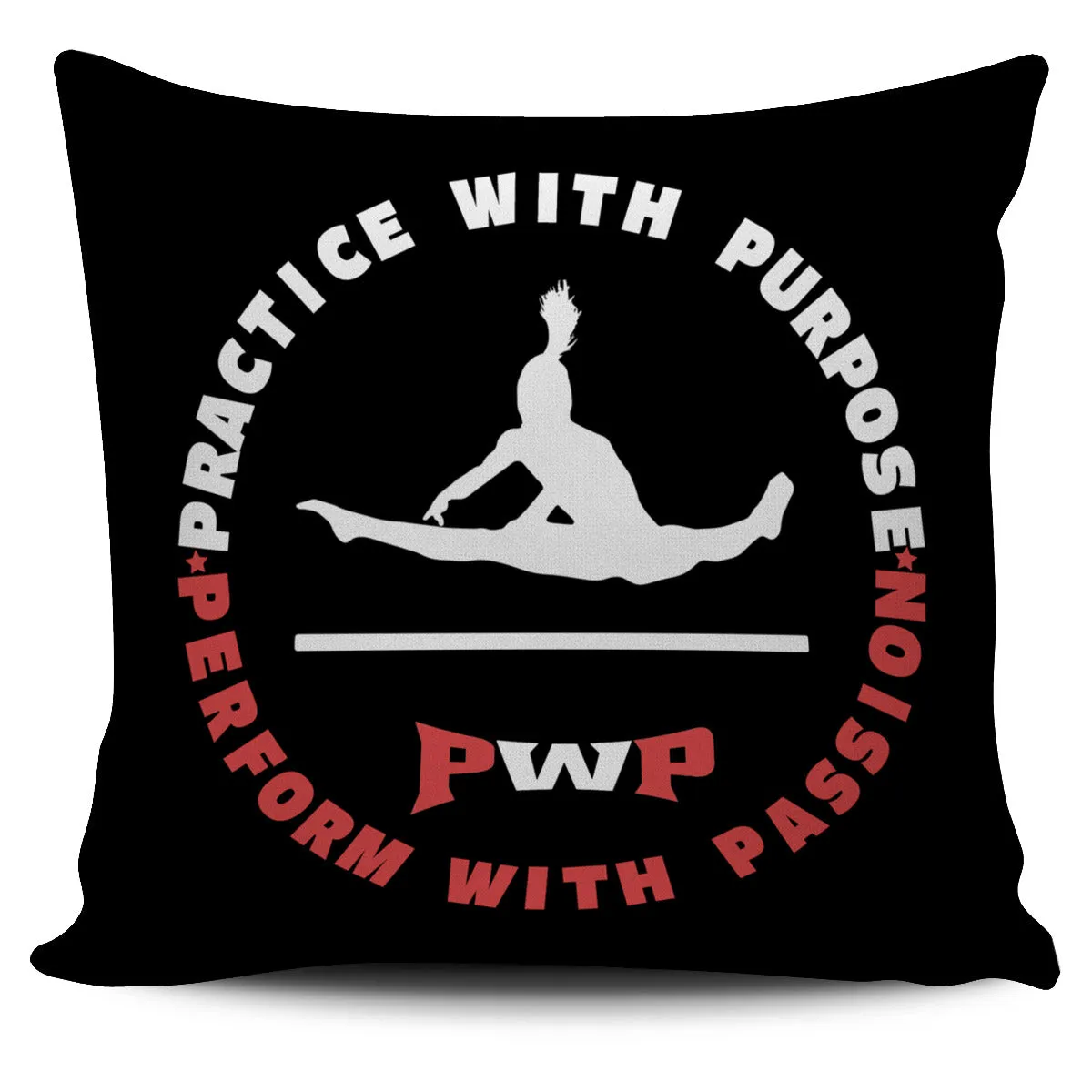 Gymnastics-Themed Throw Pillow Covers