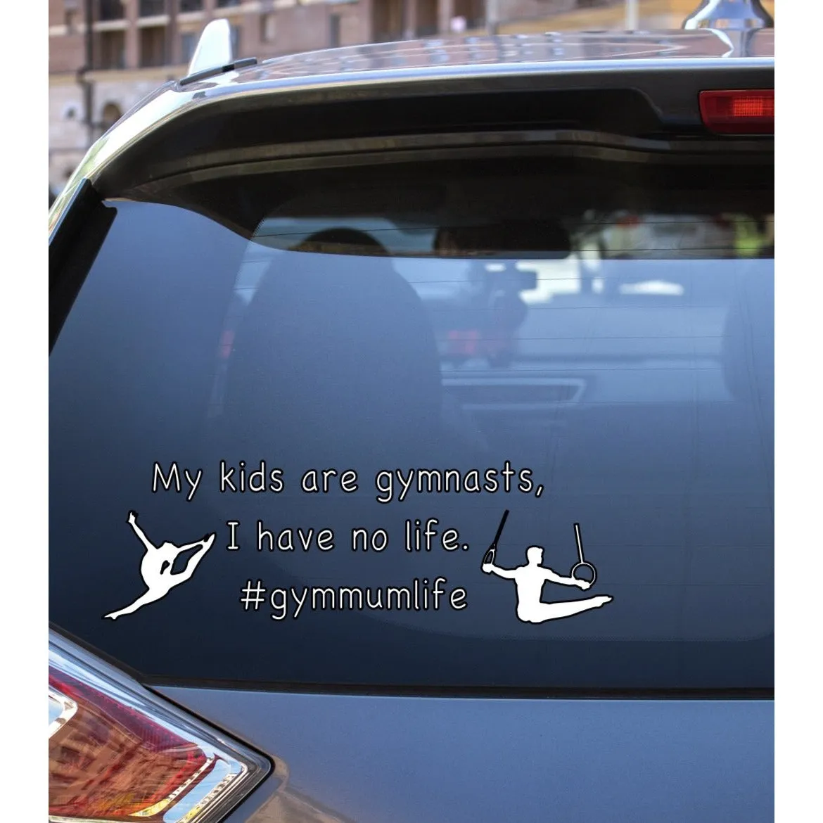My daughter is a gymnast... Car Decal