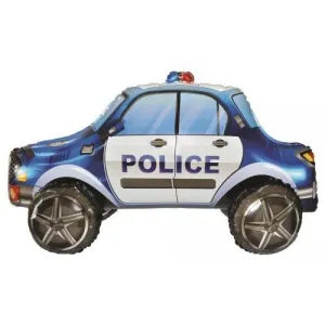 Police Car Standing Airz Foil Balloon
